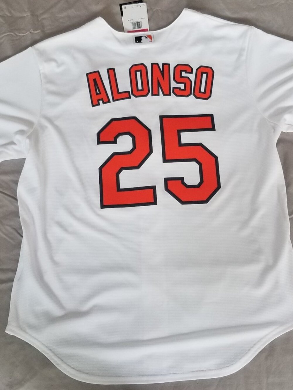 Nike Men's Pete Alonso White Baltimore Orioles Home Jersey, Large